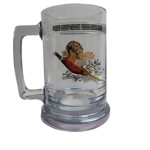 vintage Princess House Colonial beer mug pheasant in flight